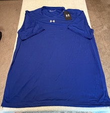 Under Armour Mens Large Locker Tee 2.0 Blue Short Sleeve Athletic Shirt NWT