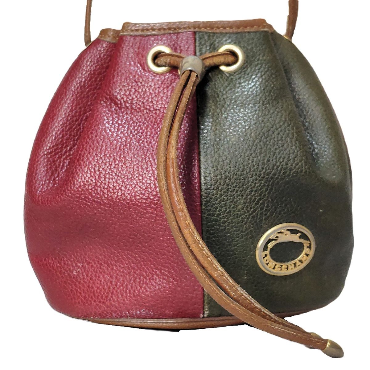 Rare Longchamp Longchamp Drawstring Shoulder Bag … - image 6