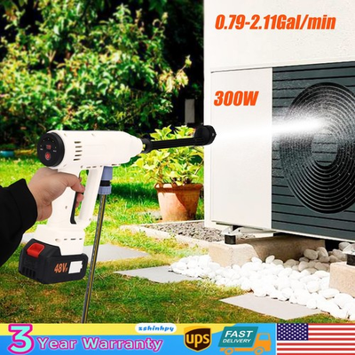 #ad Cordless Pressure Washer for Car Garden Handheld Pressure Washer Battery Powered $73.46