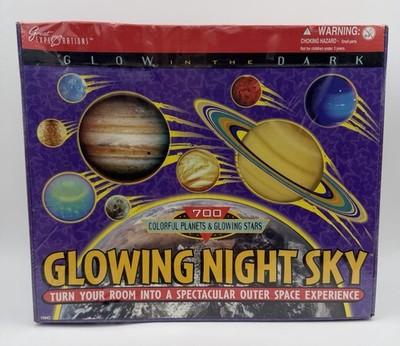 Great Explorations Glow In The Dark Solar System Night Sky Outer Space 1998 New