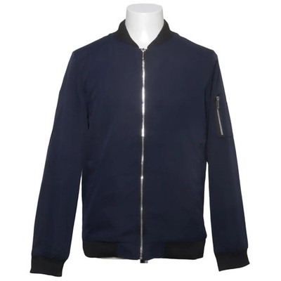 Bomberjacke, Herren, Größe: XXL, Blau, Einfarbig #jmx