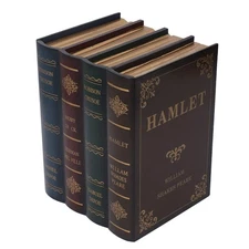 Decorative Faux Book Box, Vintage Antique Book Decoration, Storage Box for Ho...