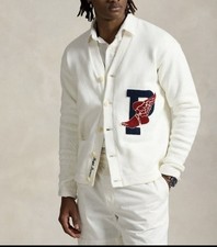 Polo Ralph Lauren Stadium P-Wing Sweater Size Large 1992 SnowBeach