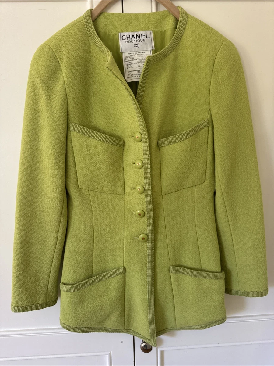 CHANEL Green Coats, Jackets & Vests for Women for sale - eBay