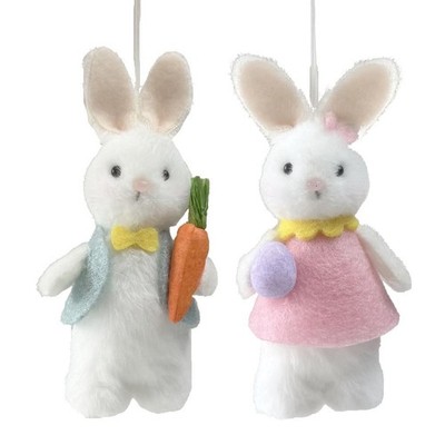 13 cm hängender Osterhase - einer nach dem Zufallsprinzip ausgewählte - Plüsch Saisonale Deko