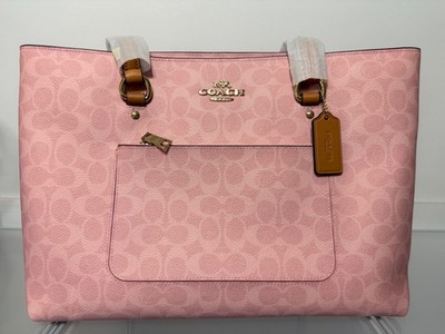 Coach CEA21 Station Tote Bag in Signature Canvas for sale online