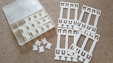 STORAGE BOX & 140 SPOOLS +4 SKEIN HOLDERS for embroidery threads