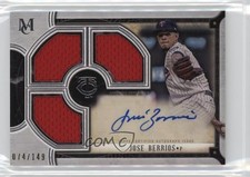 2018 Museum Collection Signature Swatches Triple Relic Jose Berrios Auto 1s8m