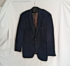 Macys Store Men Ralph Lauren Suit Jacket, elbow pads, navy corduroy