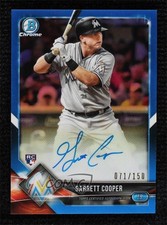 2018 Bowman Chrome Rookie Blue Refractor /150 Garrett Cooper #BCRA-GC Auto 0d44