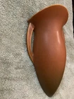 Roseville Rosecraft Burnt Orange Wall Pocket Vase Art Pottery #1237