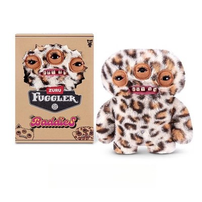 FUGGLER Baddies Series Cute & Cool Monster Plush Toy New - Leopard Print Freak