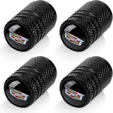 Tire Valve Stem Caps for Cadillac Escalade CT4 CT5 CT6 ATS CTS SRX XT5 Metal Car