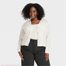 Womens Button-Front Cardigan - A New Day Crea...