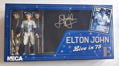 NECA Elton John Live in '75 Action Figure Set Piano Bench Bat Heads Hands