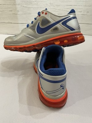 2011 Nike Air Max 360 BSU Boise State Broncos PE Men s Sport Sneakers Sz 10