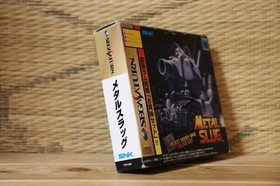 Metal Slug w/box ram cartridge Sega Saturn SS Japan Very Good Condition!