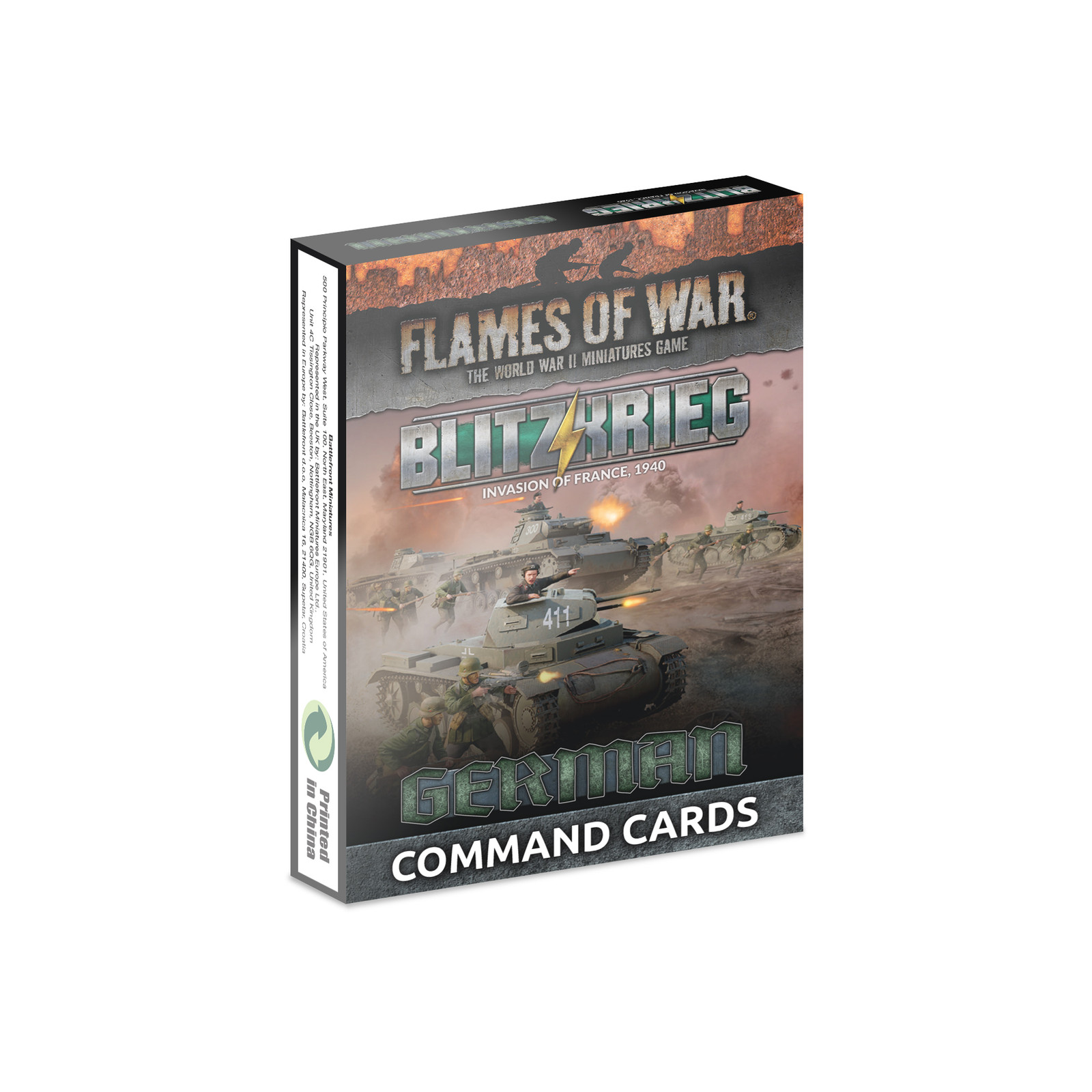 Flames of War Blitzkrieg German Command Cards 2990₽
