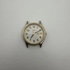 Seiko Watch Men 35mm White Dial Two Tone Daydate Round 7N43-8A99 - New Battery