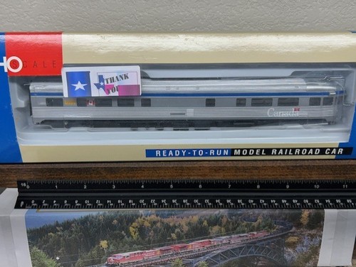 VIA RAIL CANADA - 85ft BUDD TAVERN OBSERVAION TAIL CAR - FIXER UPPER ...