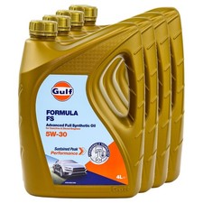Motor&ouml;l Gulf Formula FS 5W-30 4 X 4 Liter f&uuml;r Mazda Mitsubishi Nissan Renault