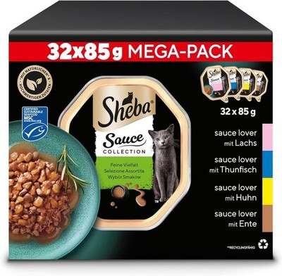 Sheba Nassfutter Multipack Sauce Collection verschiedene Sorten