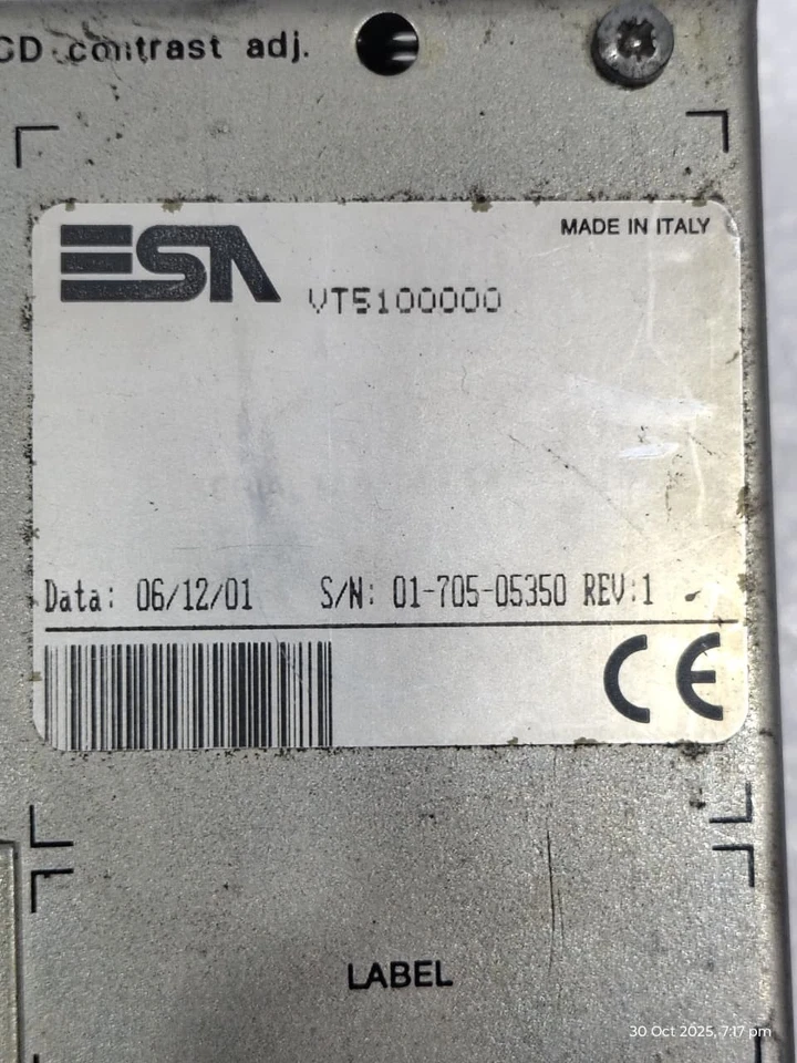 ESA VT5100000 / VT5100000 USED TESTED - Image 2 of 4