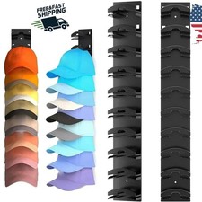 1-Pack Hat Organizer Wall Rack for Baseball Caps Strong Adhesive Holder