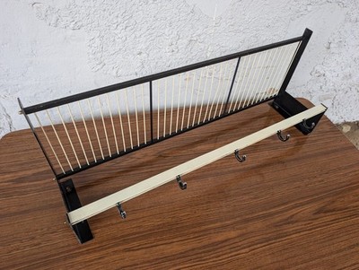 60er Garderobe Vintage Wandgarderobe Danish Flurgarderobe Metall Mid Century 1