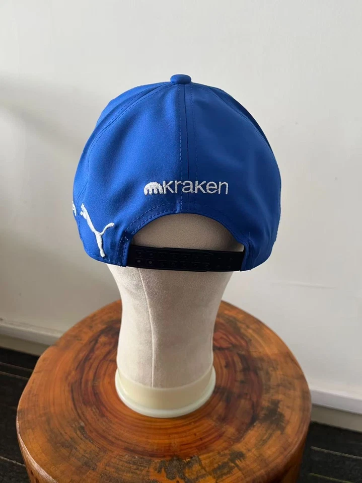 F1 威廉姆斯赛车 #55 刺绣户外棒球帽可调节蓝色 — 第 4/4 张图片