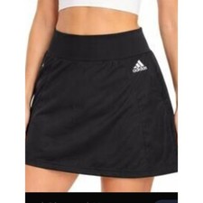 NWT Adidas Club Aeroready Black Tennis Skirt Skort Size S Pickleball Skirt Golf