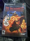 PS2 Sony Playstation 2004 - The Incredibles: Rise of the Underminer w Manual CiB