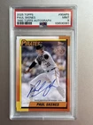 2025 Topps Series One- 1990 Topps Baseball Paul Skenes #90A-PS Autograph PSA 9