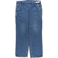 Used Carhartt Dungaree Fit Denim Painter Pants Men's Size W37