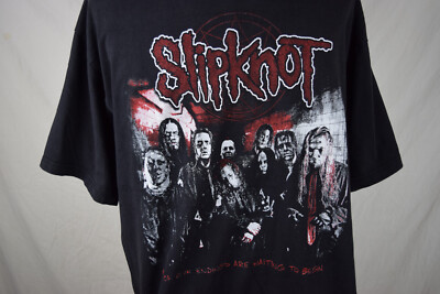 ミュージシャン 00s SLIPKNOT BAND T-SHIRT 2000s SLIPKNOT All Of Our Endings Are Waiting To Begin T