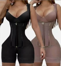 Fajas Reductoras Colombianas Body Shaper Post Surgery Tummy Control Levanta Cola