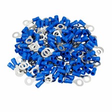 150Pcs RV2-6 Insulated Terminals Ring Electrical Wire Crimp Connectors