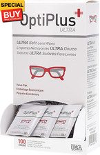 Ultrasoft Pre-Moistened Streak-Free Lens Cloths 100 Count 