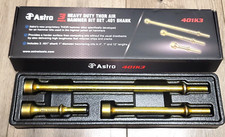 Astro Thor Heavy Duty 3pc Air Hammer Bit Set W.401 Shank 401k3 Astro Thor Heavy Duty 3pc Air Hammer Bit Set W.401 Shank 401k3