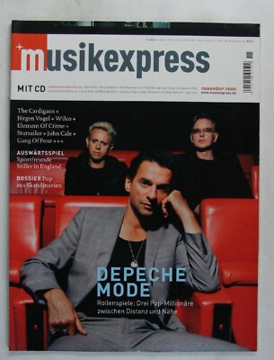 Musikexpress November 2005 Magazine Depeche Mode Cardigans Wilco Gang Of Four