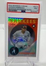 2022 Bowman Chrome Jasson Dominguez Ascensions Auto 03/100 New York Yankees