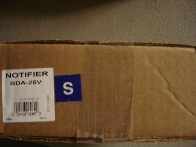 NOTIFIER BDA-25V   ''NEW''