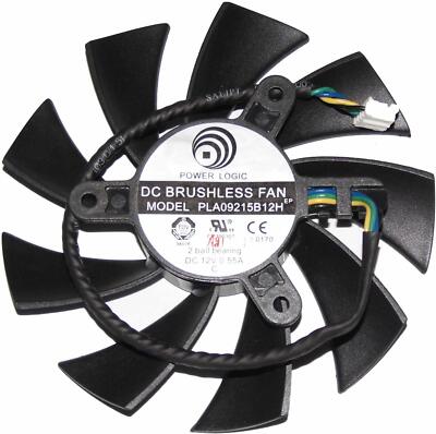 PLA09215B12H for EVGA GTX 1080TI FTW3 DT GAMING Graphics Card Cooling Fan