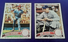 2011  TOPPS LEGENDS VARIATION SP DIAMOND SILVER MIKE SCHMIDT BOB FELLER 350 50