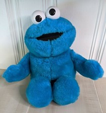 1997 Tickle Me Cookie Monster WORKING Jim Henson Sesame Street Tyco Plush