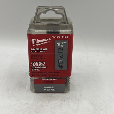 Milwaukee Tool 49-59-4188 1-7/8'' Tct Annular Cutter 2'' Depth
