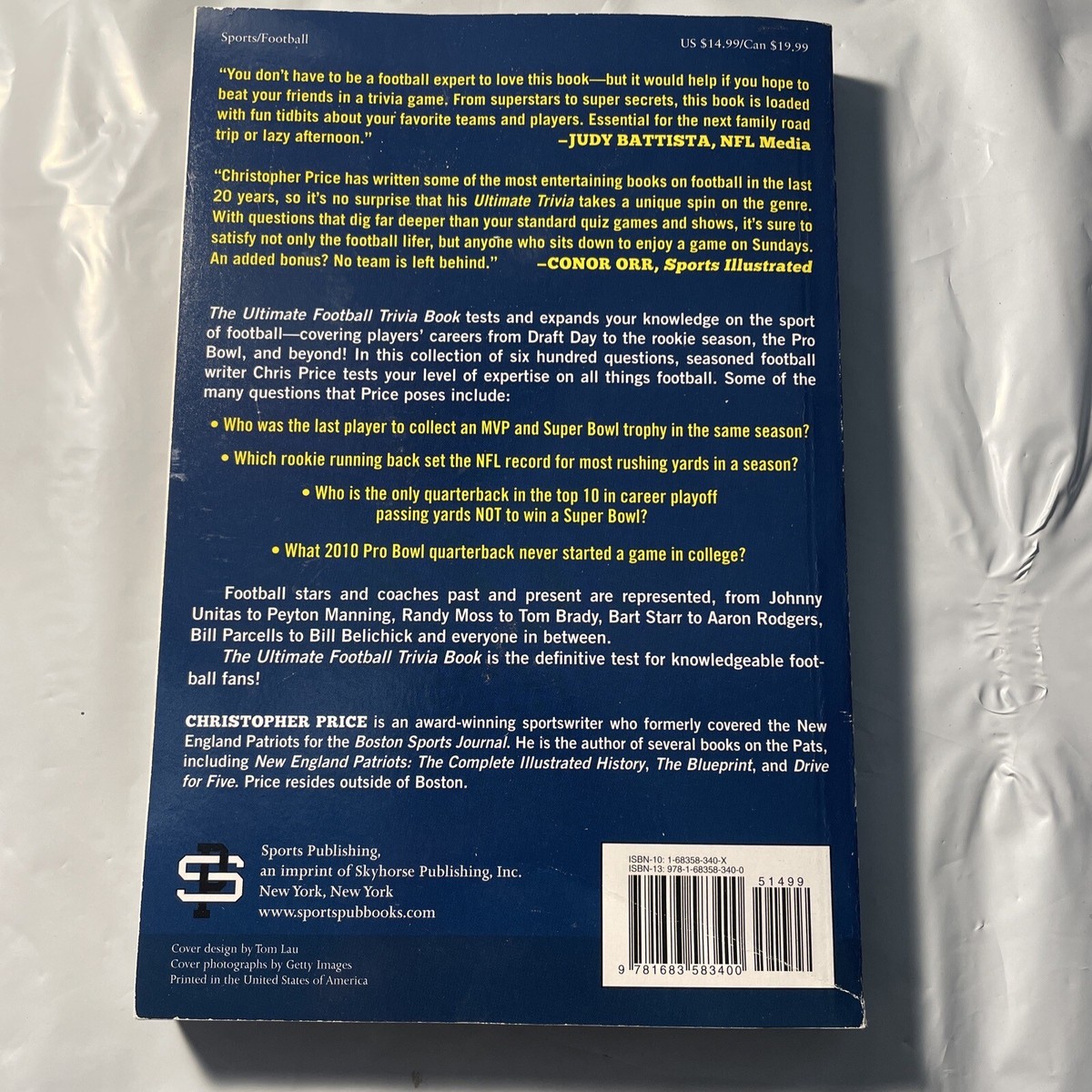 The Ultimate Football Trivia Book Format: General/trade