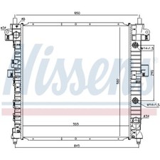 Radiateur Ssangyong ACTYON