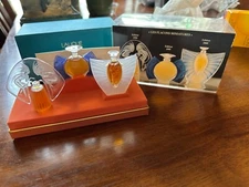 Lalique  'Les Flacons' Miniatures Collection Vintage 1998-1999-2000-New In Box