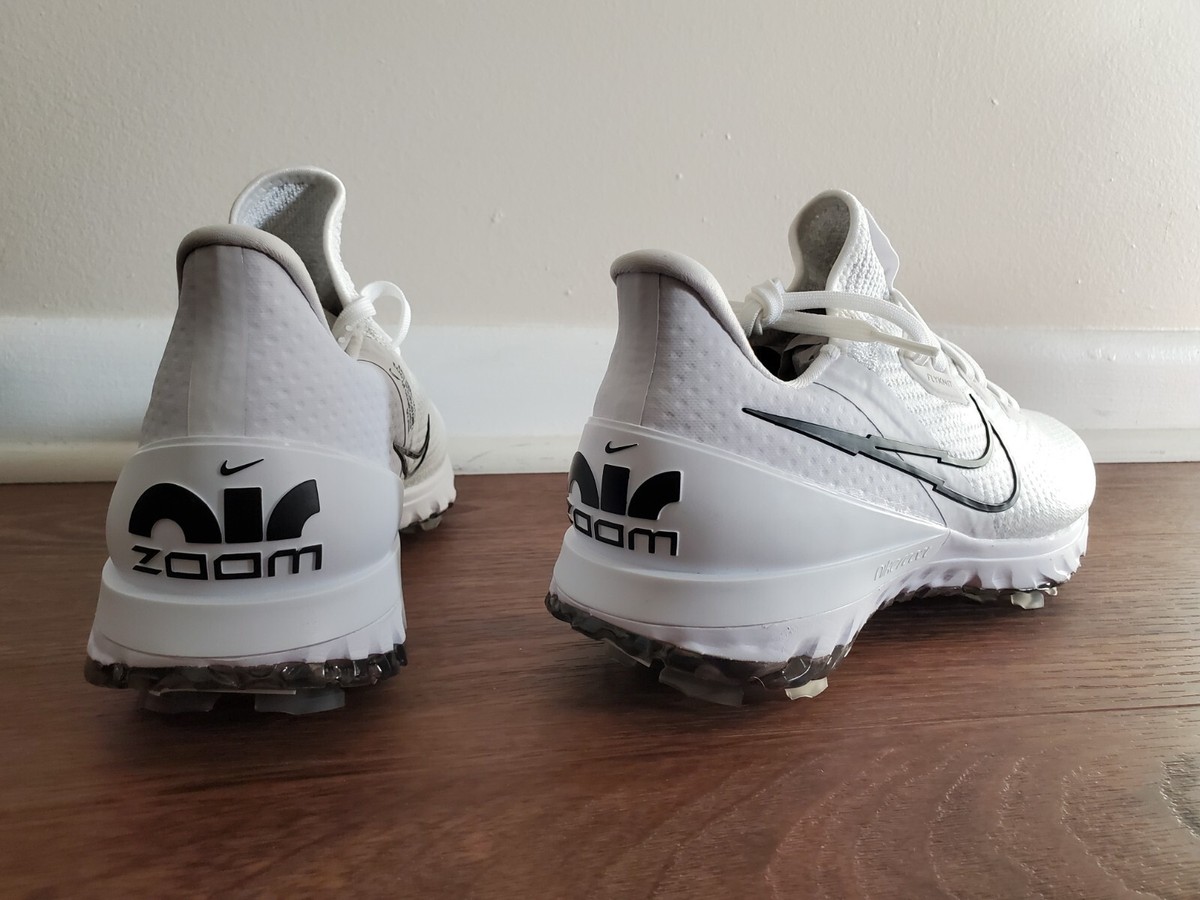 Nike Air Zoom Infinity Tour Flyknit Golf Shoes Men\'s 8 White Spikes CT0540-133 Size 10.5 Nike Air Zoom Infinity Tour White | Mercari main image 4